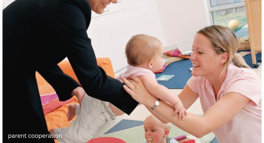 An image of parent cooperation