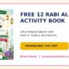 Brain Buds 12 Rabi al-Awwal colouring and activity book for children